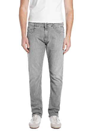 Replay Rocco Slim Fit Jeans Herr Grå W32/L32
