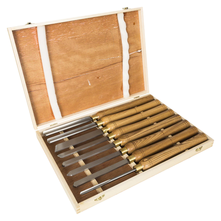 PELA 494218 Svarvjärnsats 8-delar, A1006, Handverktyg