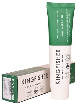 Kingfisher Tandpasta Mynte u. fluor 100 ml, Medicin & Pleje, Mund & Tandpleje, Tandpasta