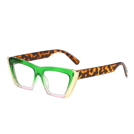 Små Cat Eye Solglasögon Vintage Fyrkantiga Solglasögon Dam Glasögon