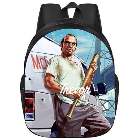 Grand Theft Auto Backpack Student Skolväska