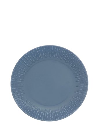 Confetti Dessert Plate W/Relief 1 Pcs Giftbox Blue Aida