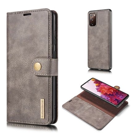 DG.Ming 2-i-1 Samsung Galaxy S20 FE fodral - Silver/Grå