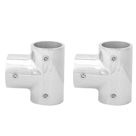 2st 3-vägs rörkoppling 316 rostfritt stål 25 mm 1 tum 90 graders T-rör höger sida