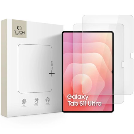 [2-Pack] Tech-Protect Galaxy Tab S11 skærmbeskytter i hærdet glas