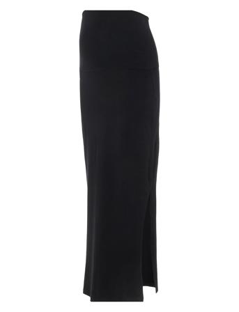 Mlemma Tube Maxi Skirt A. E. Noos Langt Skjørt Svart Mamalicious*Betinget Tilbud
