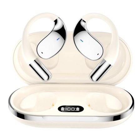 AI Reaaliaikaiset Käännös Kuulokkeet Q39 - Tukee musiikki- ja puhelutoimintoja Valkoinen