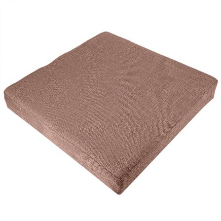 Fyrkantig Mjuk Yogamatta för Hemmet, Avtagbar Tvättbar Meditationsmatta Kaffe 40 x 6cm (L x B x H)