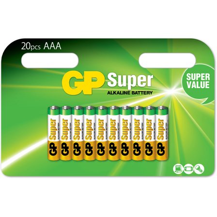 GP Batteries Batteri Super Alkaline AAA 20-pack