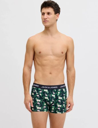 Jack & Jones Jacflamingo Flower Trunks 3 Pack Sn - Black - M