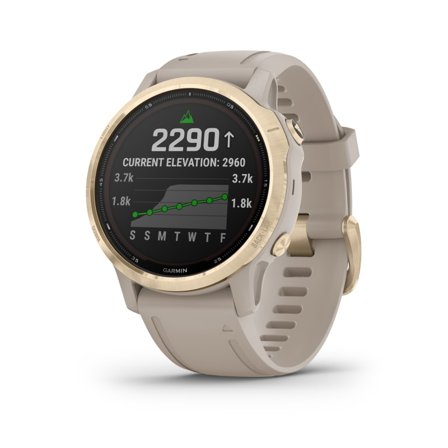 Garmin Fenix 6S Pro Solar fitness watches Beige 42MM