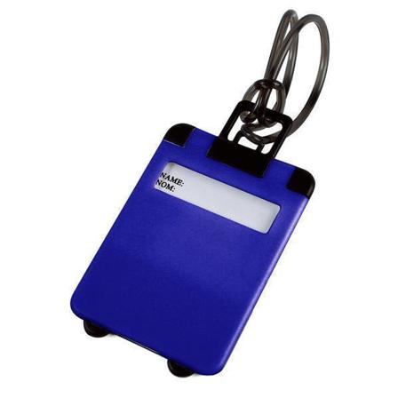 No1 2-pack Bagagebricka Bagagetag Resväska 5-färger Blå