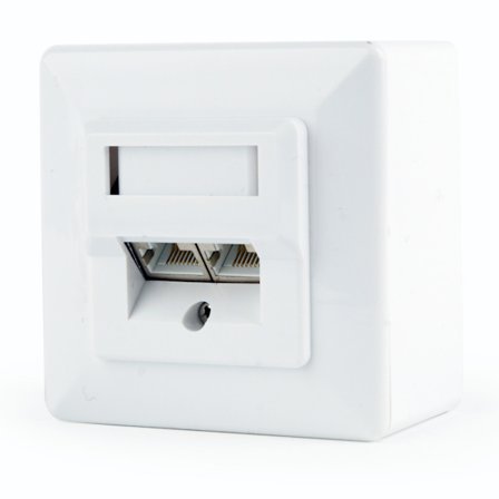 Ulkoinen CAT6 STP -verkkopistorasia - 2 Porttia