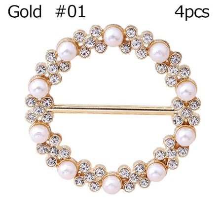 4 kpl Huivisolki Huivisormus GOLD #01 #01