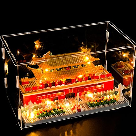Micro Mini Blocks Tiananmen Set, 2000+ Stycken Klossar, 3D Pussel