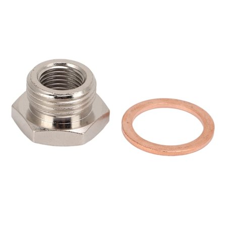 Syresensoradapter metall M18x1,5 M12x1,25 gänga O2-omvandlarplugg Biltillbehör
