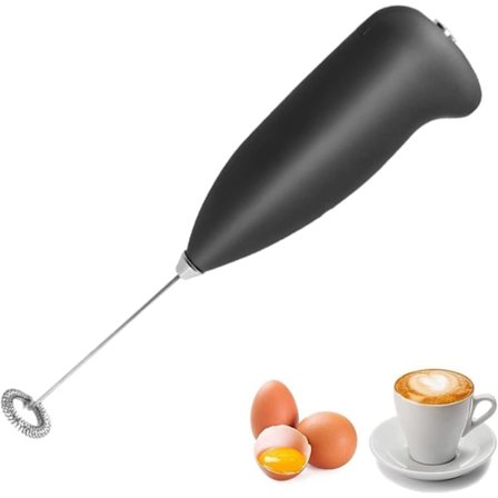 Automatisk mjölkskummare, äggvisp, minivispa i rostfritt stål,