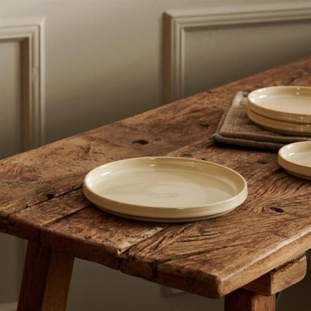 Keramisk tallerken med mineralsand 20 cm