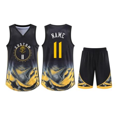 Koripallopaita Club Basketball team paita T-setti black suit 11 M Height 155-160CM