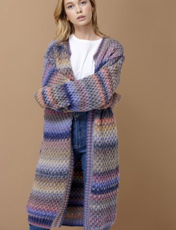 Noella Gio Knit Cardigan - Multi/patterned - L-XL
