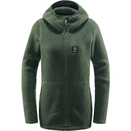 Haglöfs Pile Hood Women Women Mid layer tops Green L