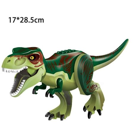 DB Dinosaurie Figurer, Indominus T Rex Block, Stora Dinosaurie Block, Barnkalas