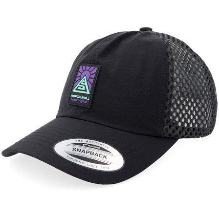 Rip Curl - Zwart trucker Cap - Search Dawn Black Trucker @ Hatstore