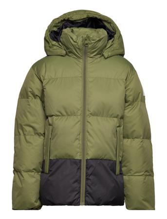 Kids' Down Jacket Teisko Foret Jakke Grøn Reima