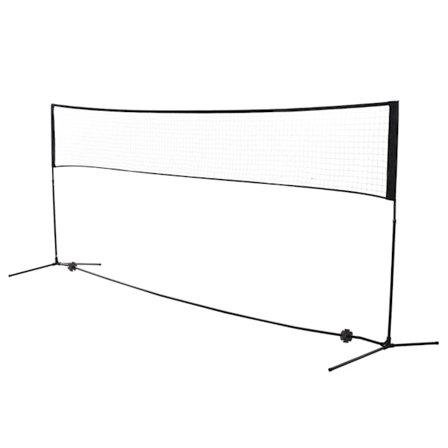 Rootz Badmintonnet - Volleyballnet - Tennisnet - Bærbart - 2 højder - Bæretaske - 94/158 x 400 x 60 cm