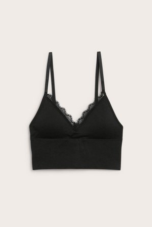 Kappahl | Bøyleløs BH Svart S | Svart