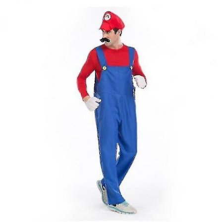 Voksne mænd Super Mario Bros. Kostume