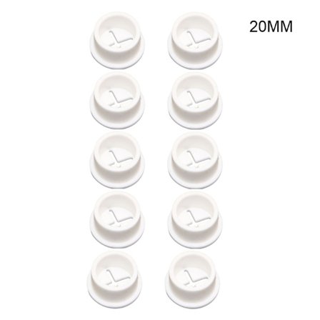 10 Stycken Silikon Kabelgenomföringar Flexibla Möbelhålskydd Sladdorganiserare för Bord TV-bänk Kontor PC-skrivbord