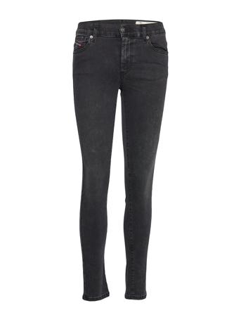 D-Roisin Trousers Skinny Farkut Musta Diesel Women