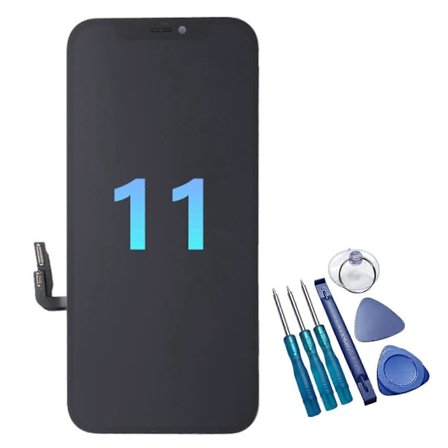 Ll LCD-skärm för 11+skruvmejselset LCD-skärm Ersättning Digitizer Inga döda pixlar S