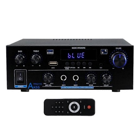 Kotivahvistin AK55 900W Max Karaoke Musiikkisoitin EU-pistoke