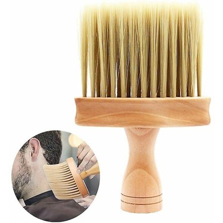 Kaulahiusten harja Kaulaharja Parturi Ammattimainen Kaulaharja Kampaaja Siivousharja Kaulahiusten harja Puinen kahva Kaulahiusten salonki Parturi