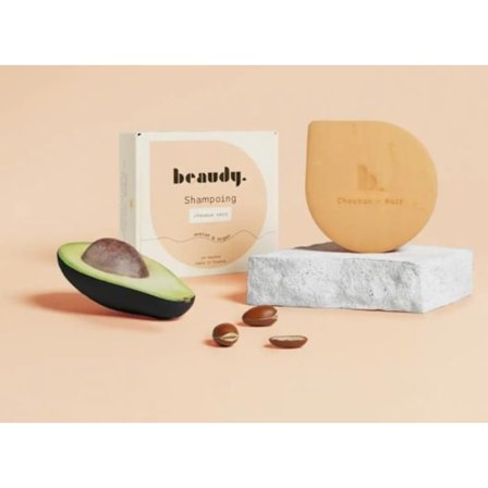 BEAUDY - Fast Shampoo til Tørt Hår Avocado og Argan 75 grs