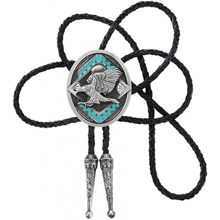 Fashion Western Cowboy Tie Shining Long Star Texas Bolo Tie