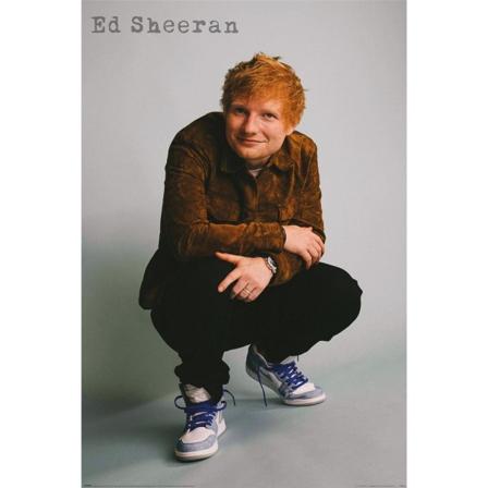 Ed Sheeran Crouch Affisch One Size Flerfärgad