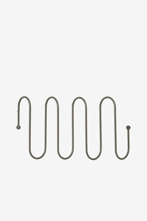 Blomus - Väggkrok Klädhängare Curl 49 cm - Grå - Klädförvaring - Från Homeroom