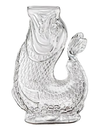 cilio Vandkaraffel Fisk, Klar, Glas, Nemo - Nude - 1 L