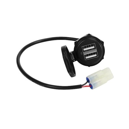 Motorcykel Dubbel USB-gränssnitt Display Laddare Adapter Port USB Laddningsport För Cb500x 2019-2022 C
