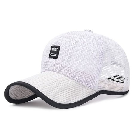 Baseballcaps solhatt HVIT