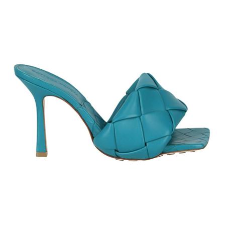 Bottega Veneta Lido Mule , Blauw , Dames , Maat: 39 EU High heels
