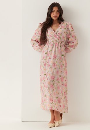 BUBBLEROOM-Flowy Maxi Dress-XS