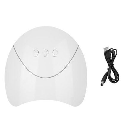 Profesjonell 36W neglelakk LED-lampe tørketørker gellakk herding manikyr hvit