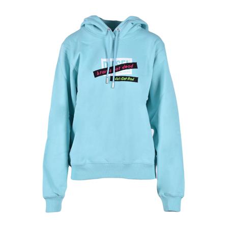 Diesel, Hoodies Blauw, Dames, Maat:S