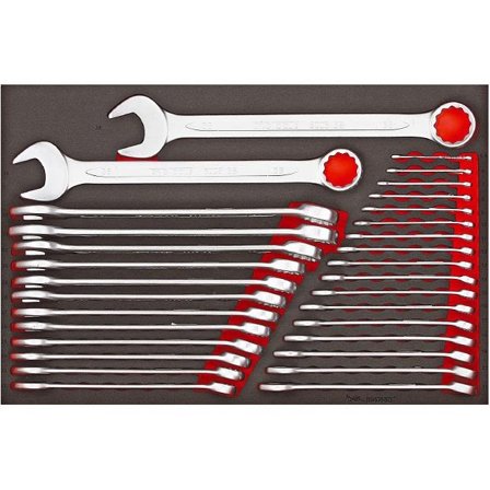 Teng Tools TTESP31 Kombinasjonsnøkkelsett 31 deler, Håndverktøy