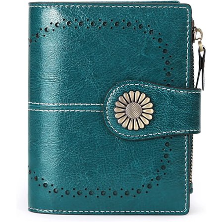 Damepung i læder - kort pung til damer