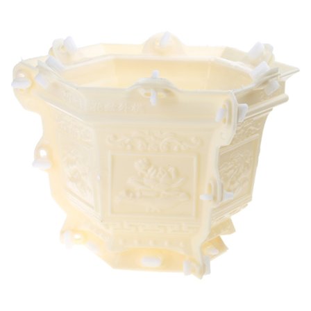 Husdekorationer för hemmet Betong Blomkrukor Formar Hexagonala Plast Planteringsformar Cement Lera Formar Rund Skål Form